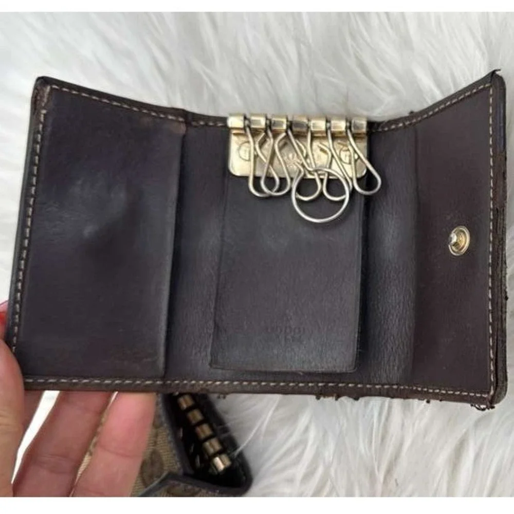 Authentic Gucci GG‎ Canvas Wallet Bundle Vintage Designer Lot Read